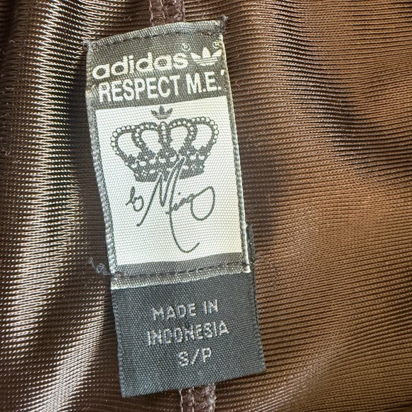 Rare Adidas Respect Me Missy Elliott 2004 Collection Y2K Track Pants in Brown S - Picture 5 of 10